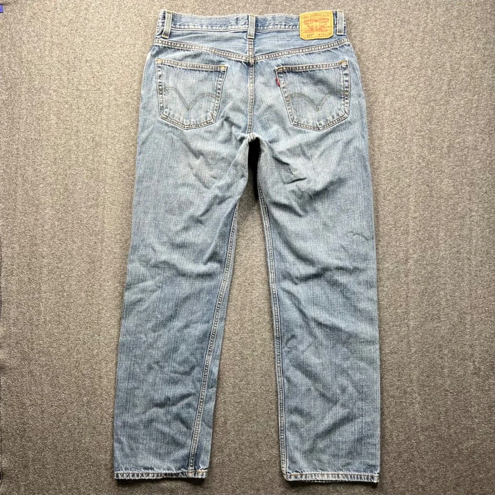 Levi's 559 Relaxed Straight Jeans Mens 36x34 Blue‎ Fits 34x33 Denim 100% Cotton